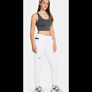 NWT Under Armour Women's Unstoppable Hybrid Pants, White, M